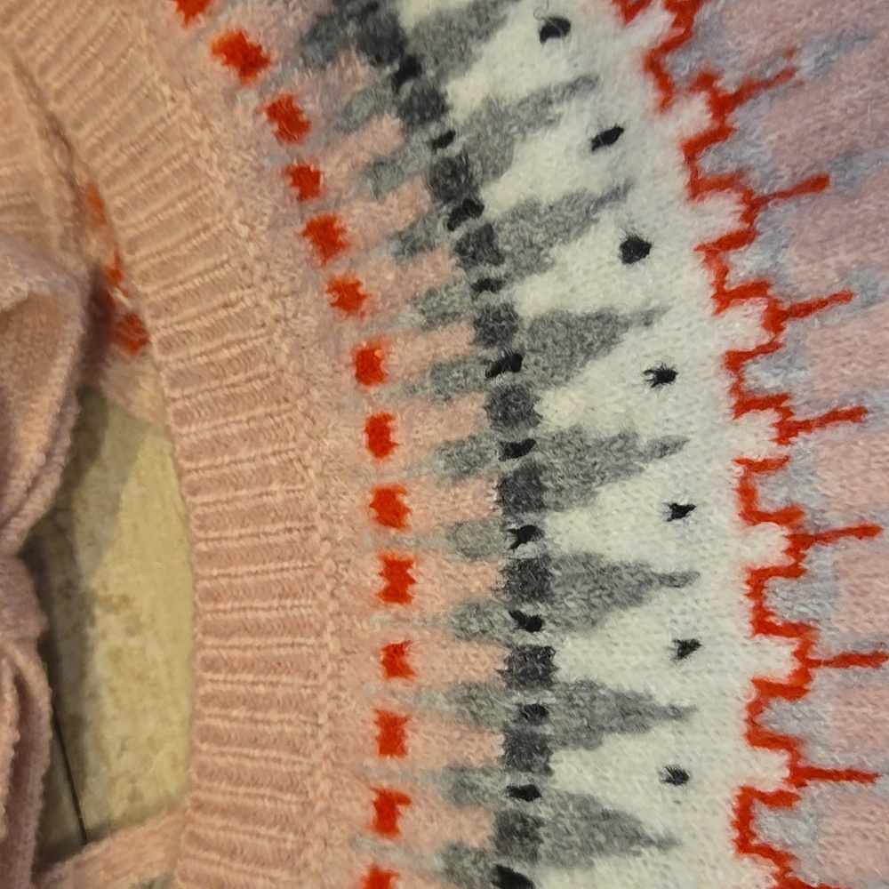 Talbot's Multi-Colored Design Print Sweater - image 5